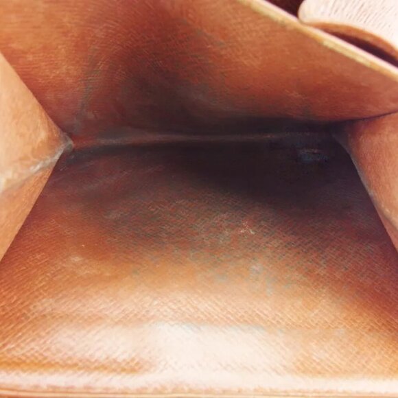 Louis Vuitton W hook purse Monogram beige Monogram canvas Authentic used T10540 - Picture 8 of 9